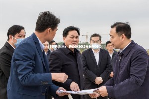 罗联峰孙道军调研仙桃市非织造布产业园